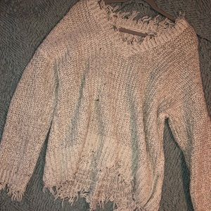 Lush fringe sweater